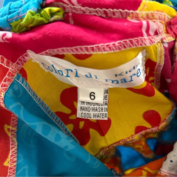 Colori di mare multi colored dress for girls - Picture 4 of 4
